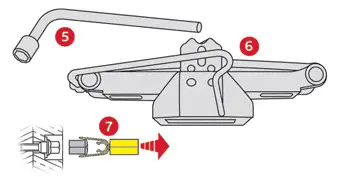 Citroen C4. Tool kit
